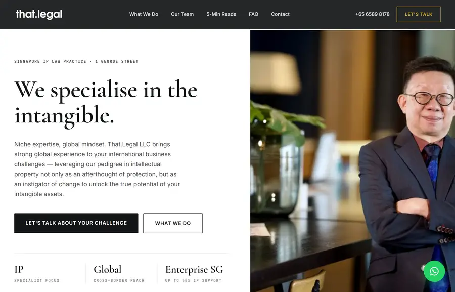 That.Legal Homepage rebuild