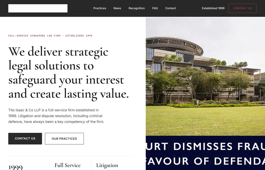 Tito Isaac Homepage rebuild