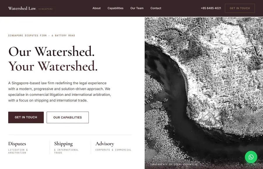 Watershed Law Homepage rebuild